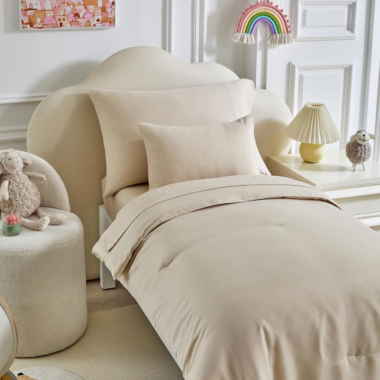 Juego de Ropa de Cama UOZZI BEDDING 5 Piezas Beige Niños