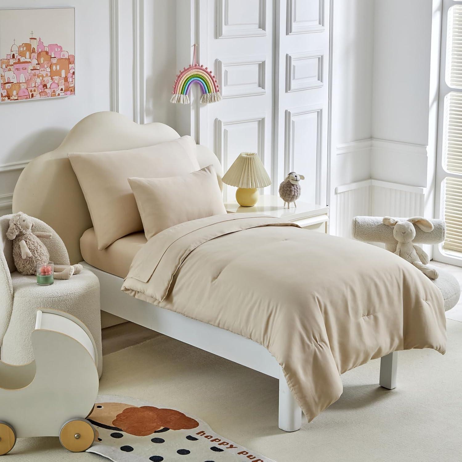 Juego de Ropa de Cama UOZZI BEDDING 5 Piezas Beige Niños