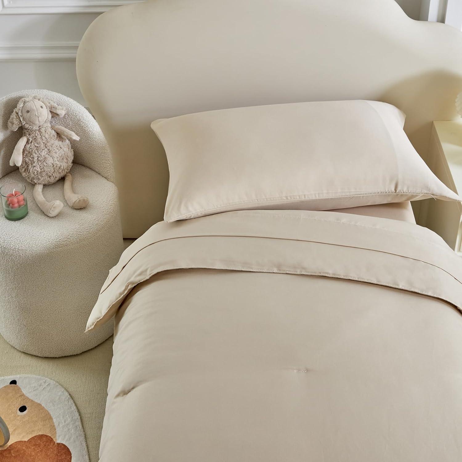 Juego de Ropa de Cama UOZZI BEDDING 5 Piezas Beige Niños
