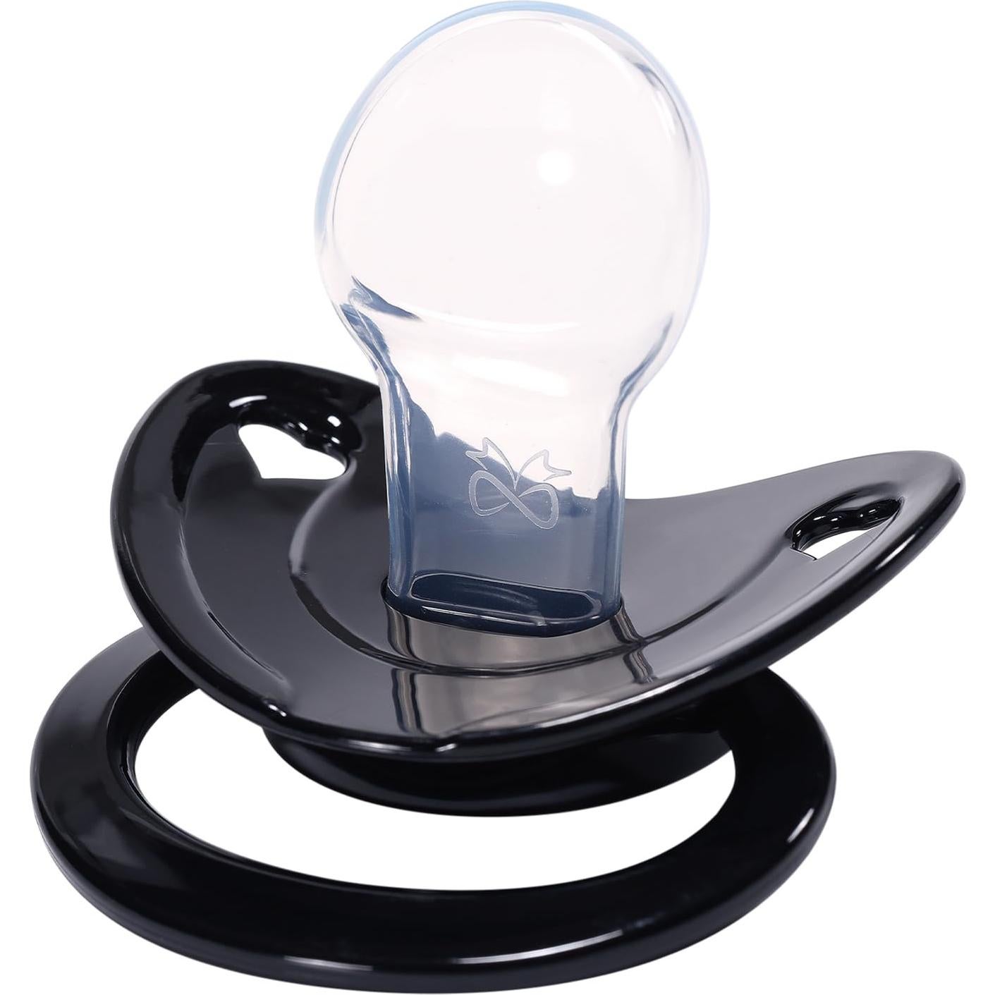 Chupete Adulto CutiePlusU 3 Piezas Silicona Negro