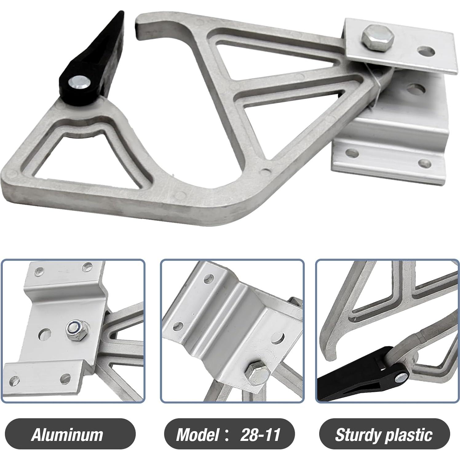 Kit de bloqueo de escalera ZUDKSUY con hebillas de aluminio