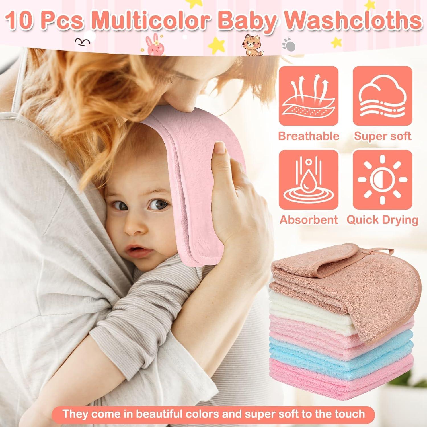 Toallas con Capucha para Bebés Sublaga - 15 Piezas Suaves y Absorbentes