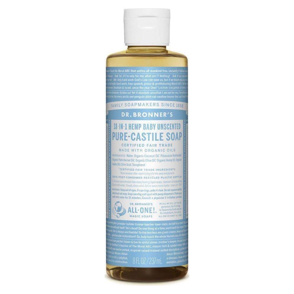 Jabón Líquido de Castilla para Bebés Dr. Bronner's 236.6 ml