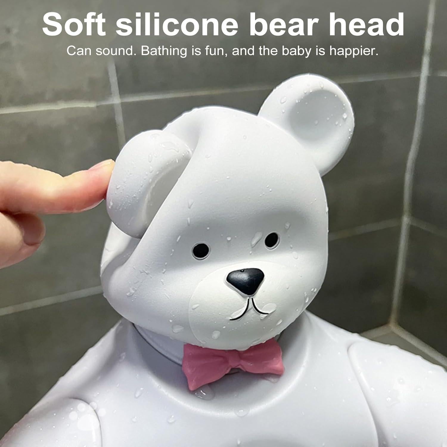 Soporte para Ducha de Bebé Ajustable Gris - Antideslizante