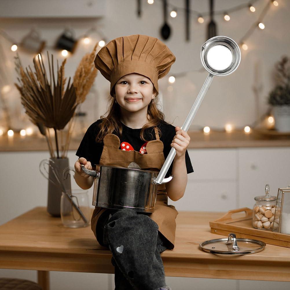 Cucharón de Acero Inoxidable PRETYZOOM 47x12 cm para Cocina