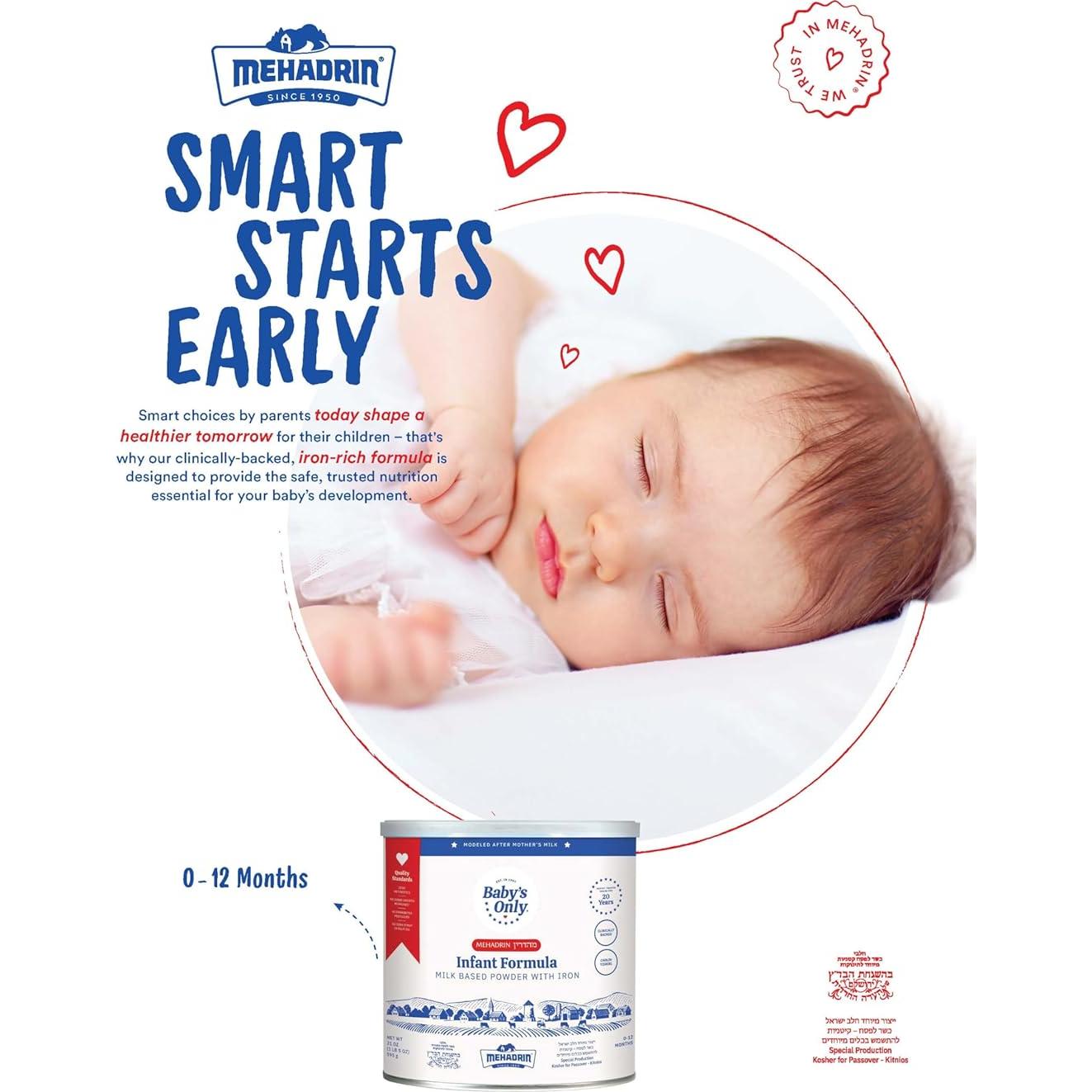 Fórmula Infantil Completa Baby's Only 6x595g - Sin GMO