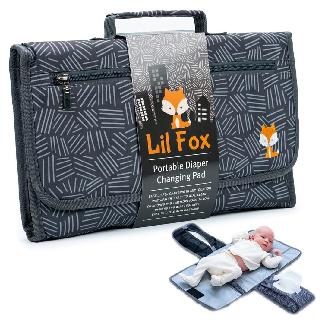 Almohadilla de Cambio Portátil Lil Fox - 35.1x21.3 cm, Unisex