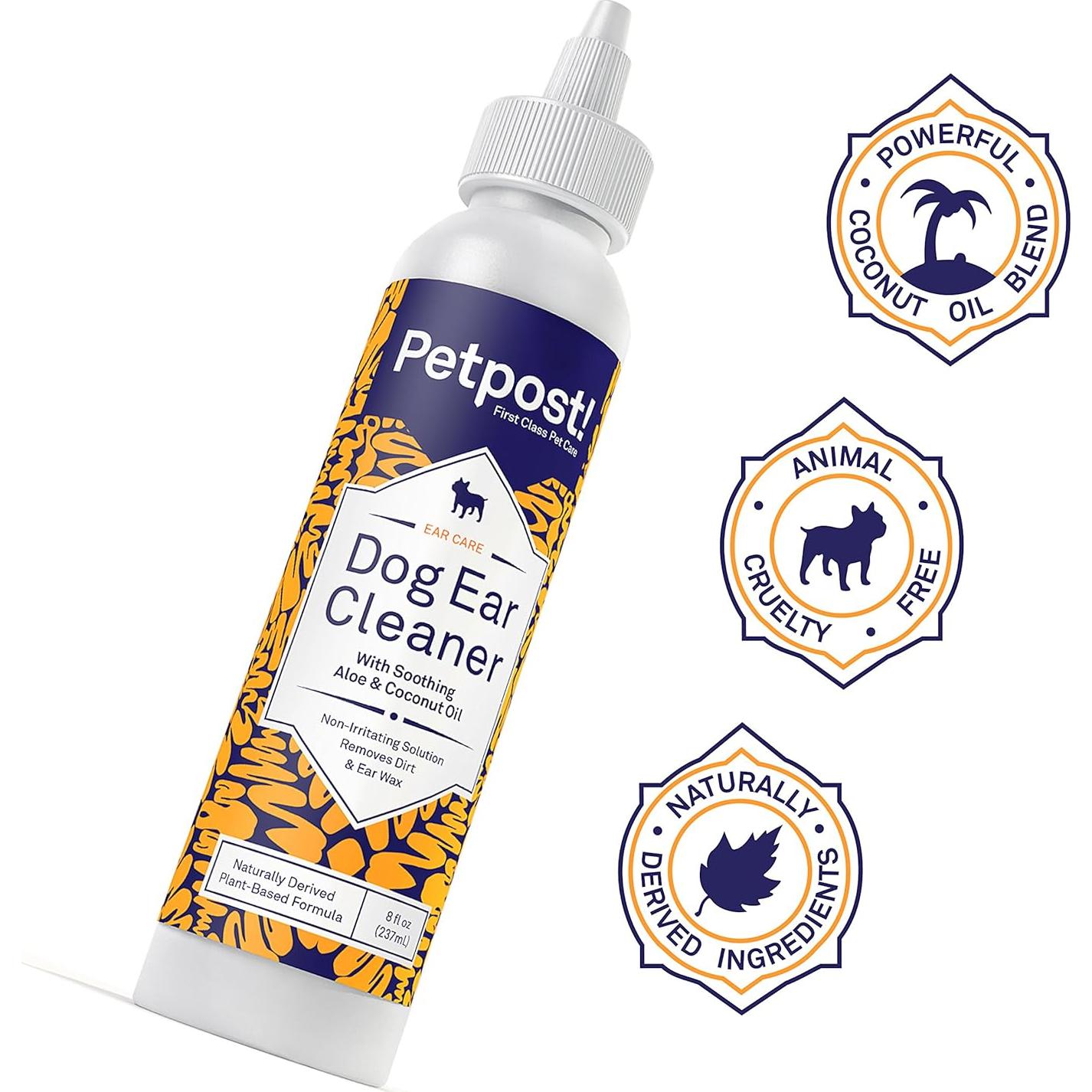 Limpiador de Oídos para Perros Petpost - Aceite de Coco 226.8 g