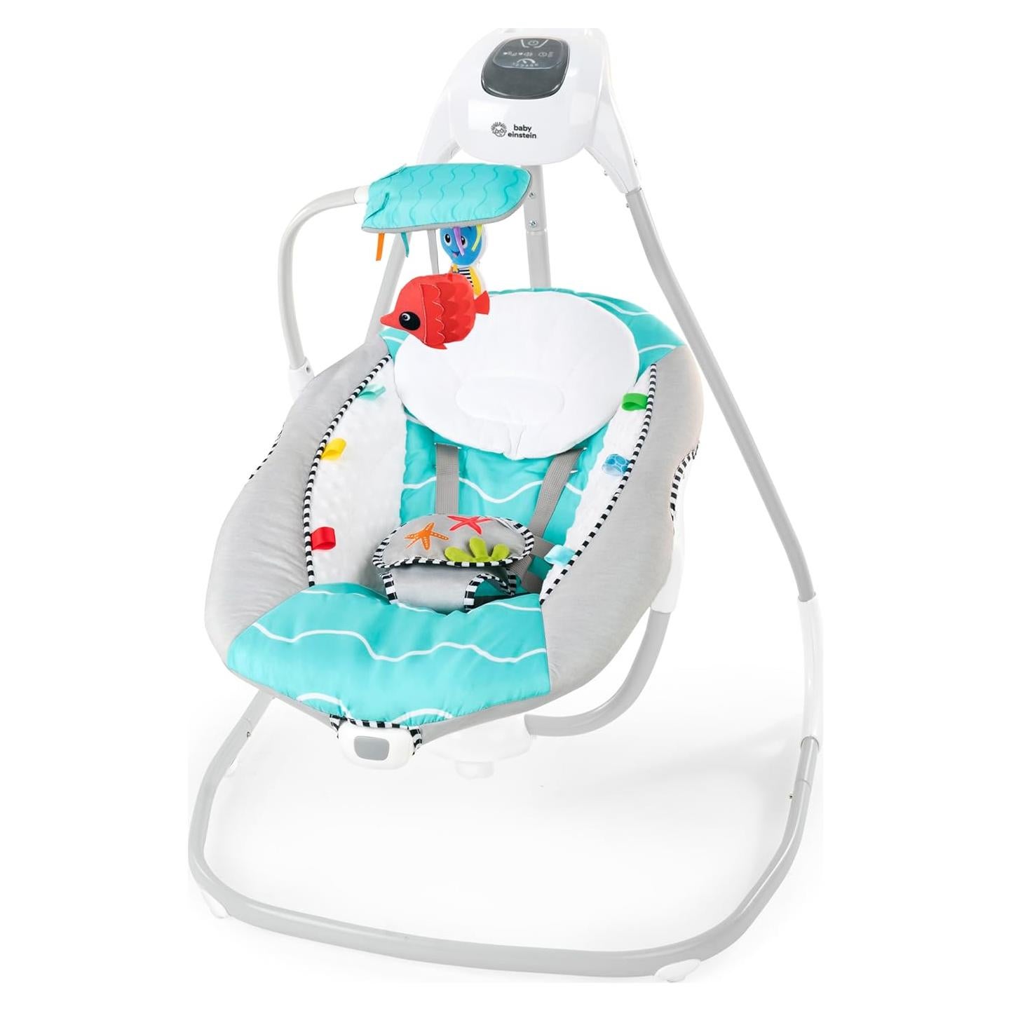 Columpio Compacto Baby Einstein Ocean Explorers Gris 6 Velocidades
