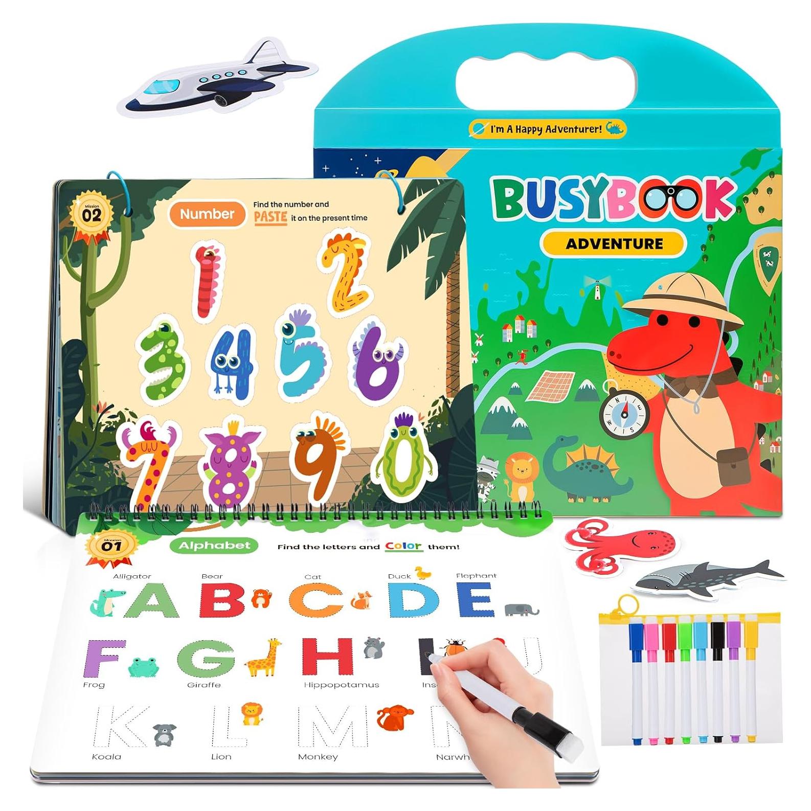 Libro de Actividades Preescolares VUIYA 3-5 Años - Trazado y Escritura