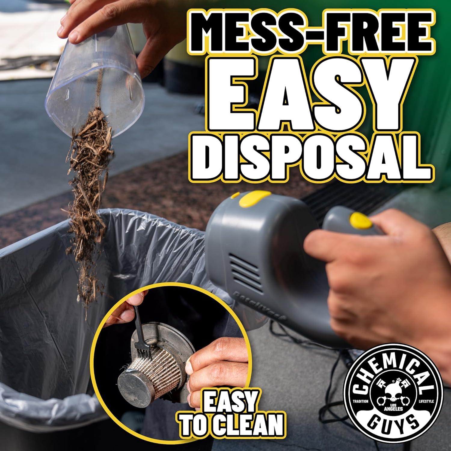 Aspiradora Portátil de Mano Chemical Guys DetailVac 110W