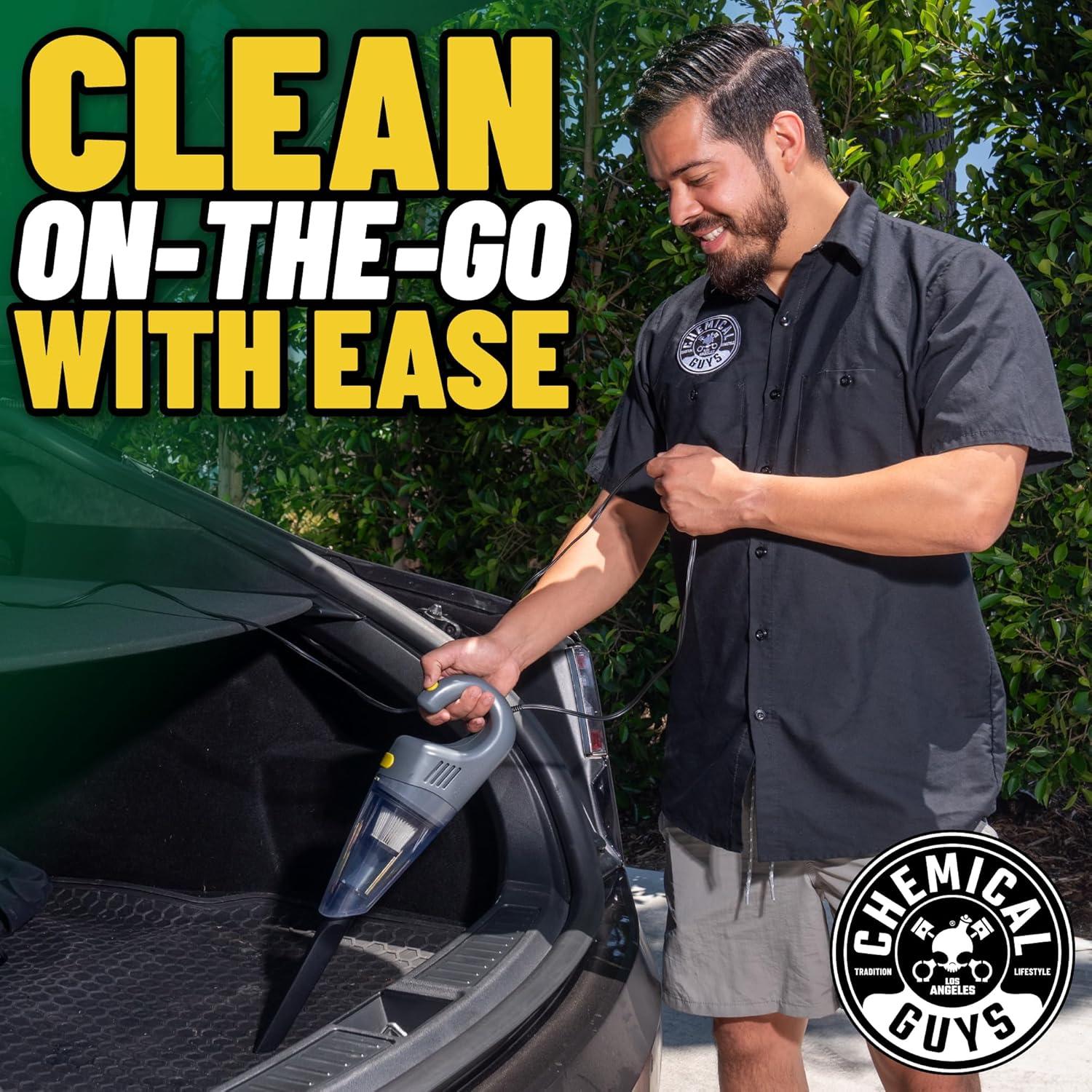 Aspiradora Portátil de Mano Chemical Guys DetailVac 110W