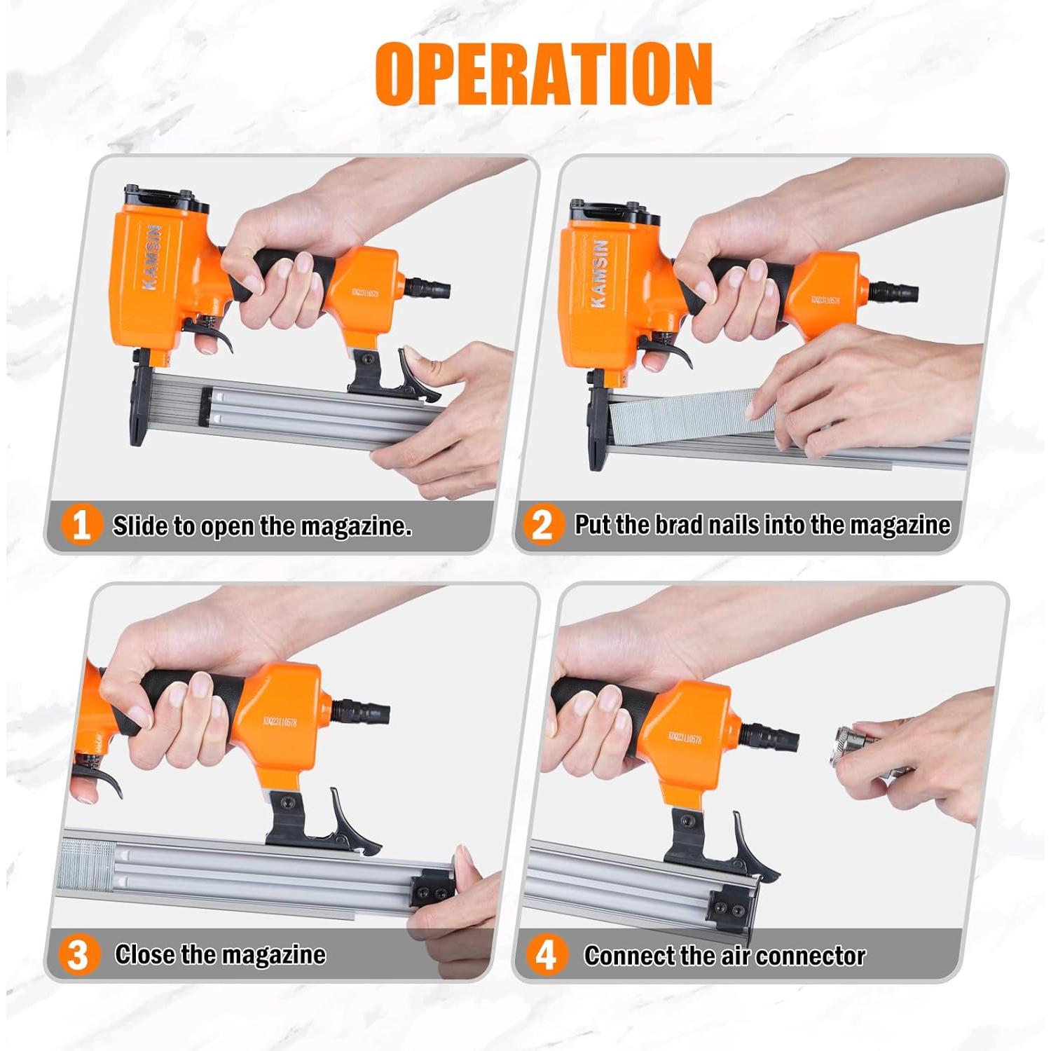 Clavadora Neumática KAMSIN F30 18 Gauge 10-30mm