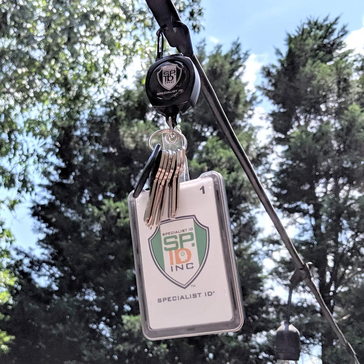 Carrete Retráctil Specialist ID con Soporte para 3 ID