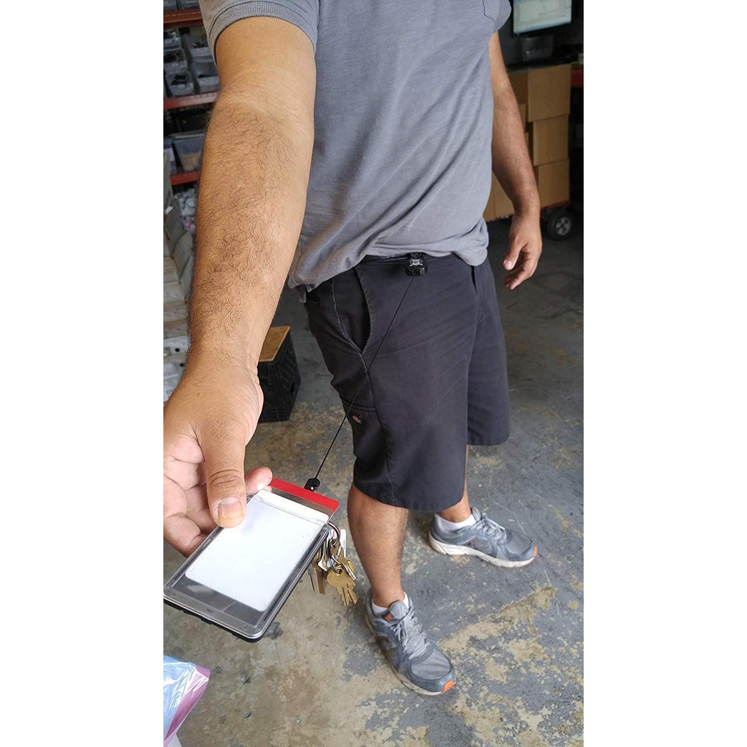 Carrete Retráctil Specialist ID con Soporte para 3 ID