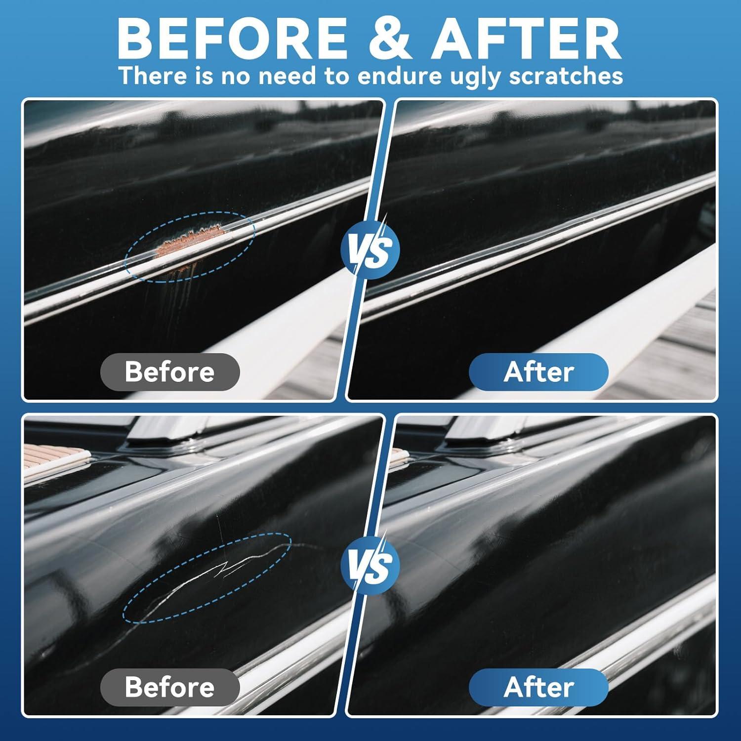 Bolígrafo de Retoque SENVEN 30ml Negro Alto Brillo para Barcos