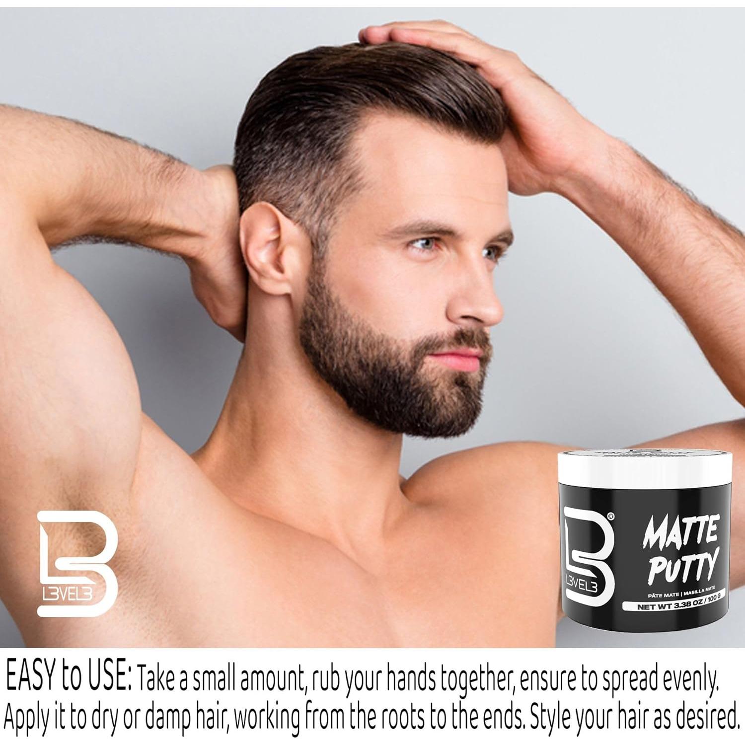 Masilla Texturizante Mate L3 99g - Cuidado Cabello Hombre/Mujer