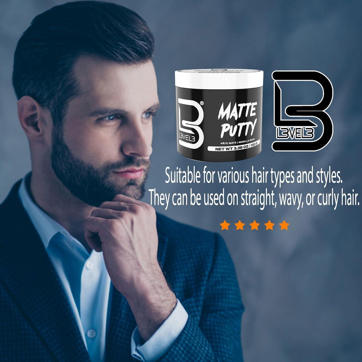 Masilla Texturizante Mate L3 99g - Cuidado Cabello Hombre/Mujer