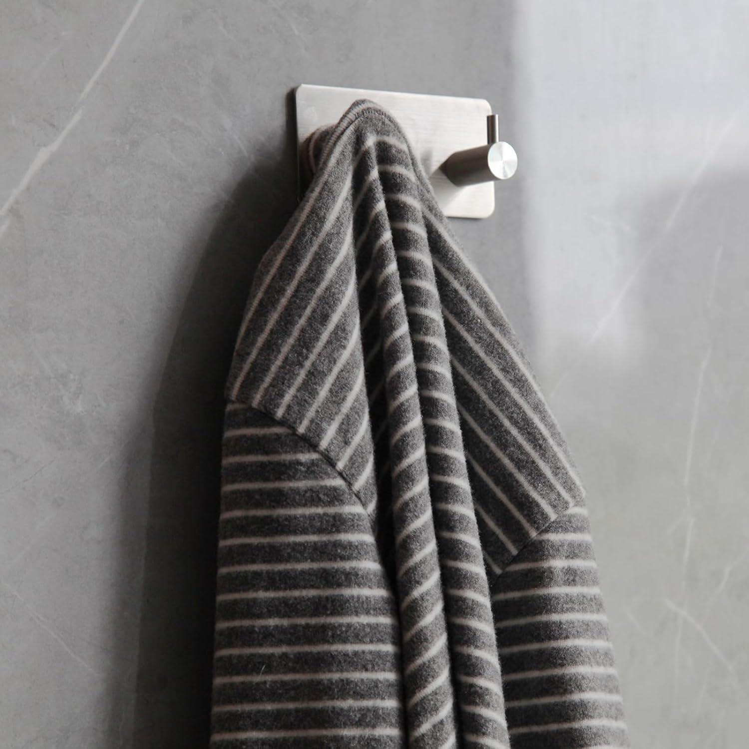 Ganchos Autoadhesivos para Toallas Giti Island - 2 Piezas Acero Inoxidable