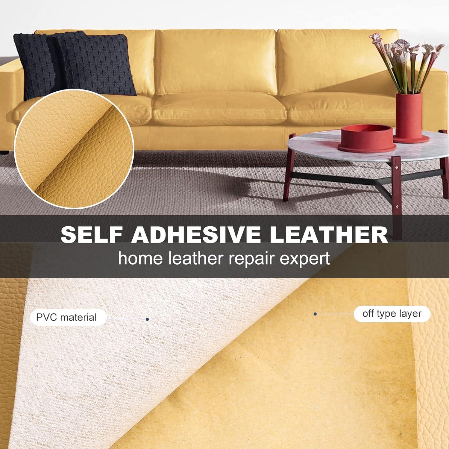 Parche de Reparación de Cuero Autoadhesivo CHENGZHG 44cm x 2m