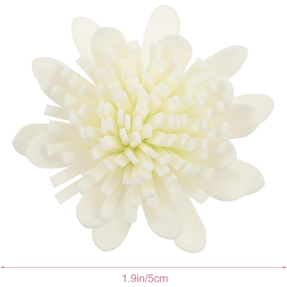 100 Flores Difusoras de Aroma WOFASHPURET - Rosa Blanca 5x5cm