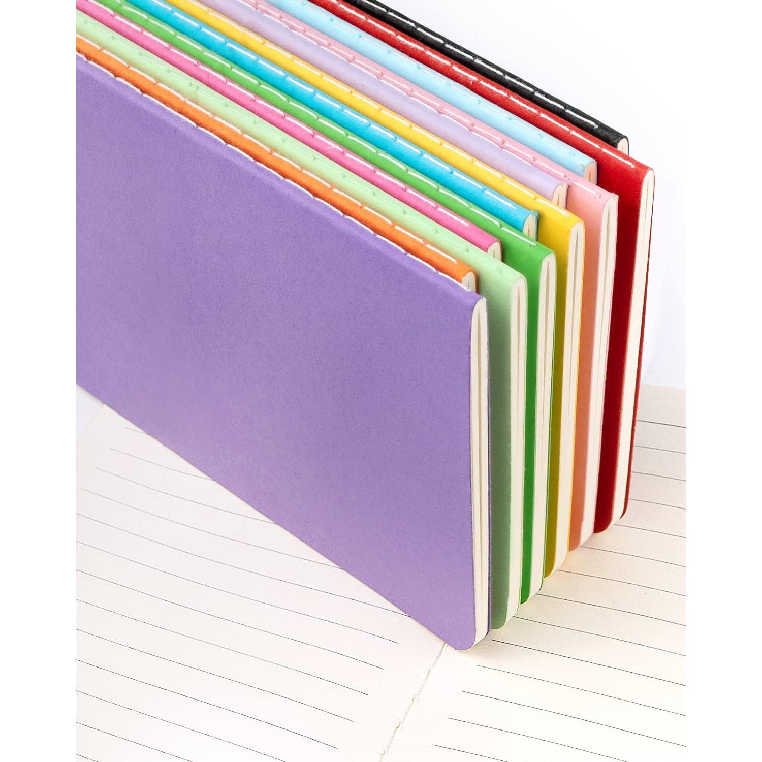 Cuadernos de Bolsillo Gwybkq Rayados 12 Piezas 9x14 cm