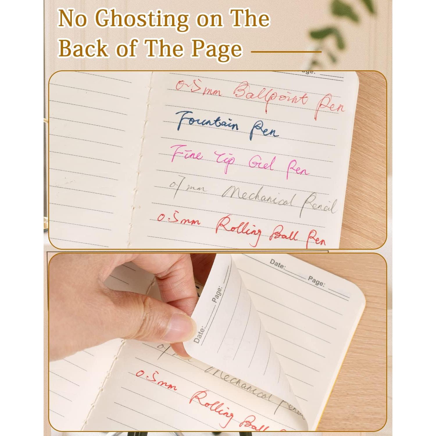 Cuadernos de Bolsillo Gwybkq Rayados 12 Piezas 9x14 cm