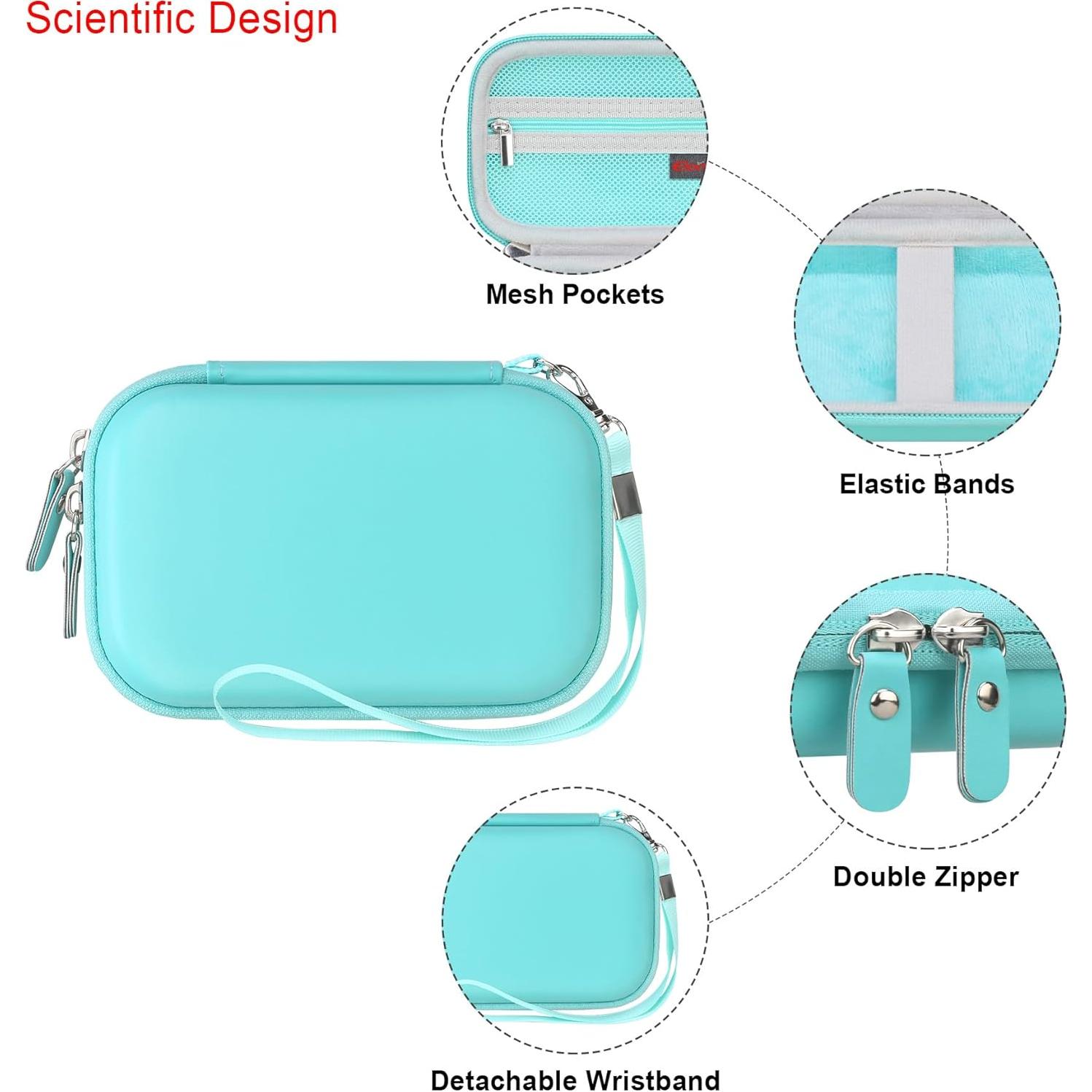 Funda de transporte Elonbo para impresora KODAK Step - Verde claro