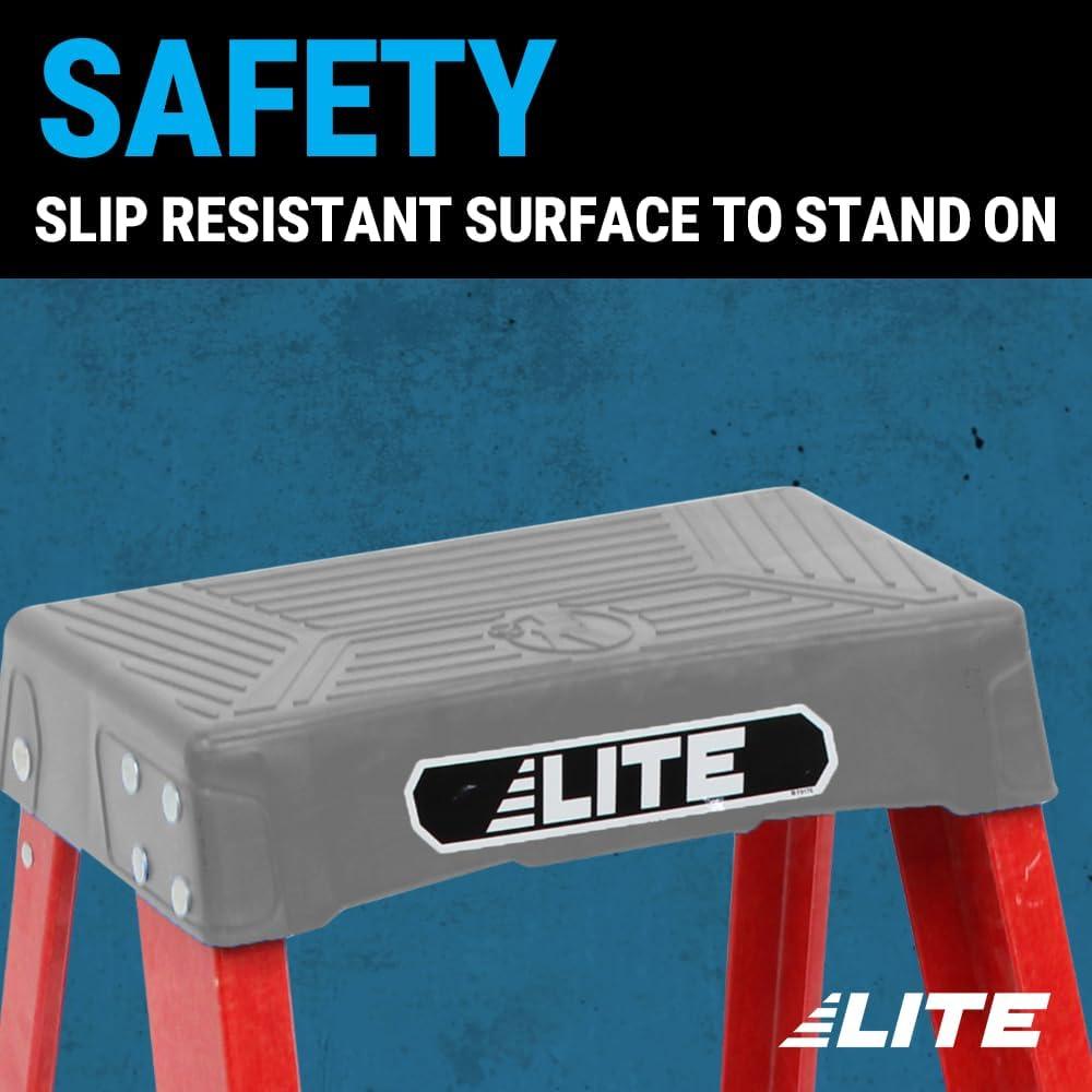 Escalera LITE de Fibra de Vidrio 2 Escalones 136 kg