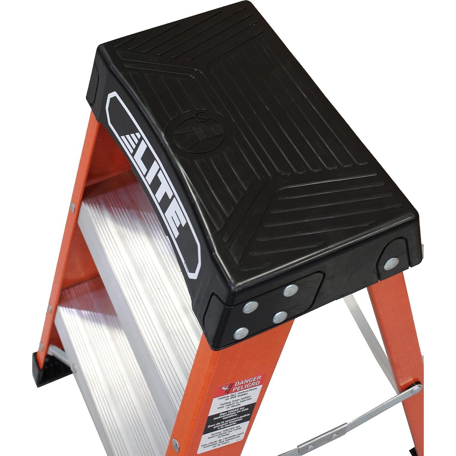 Escalera LITE de Fibra de Vidrio 2 Escalones 136 kg