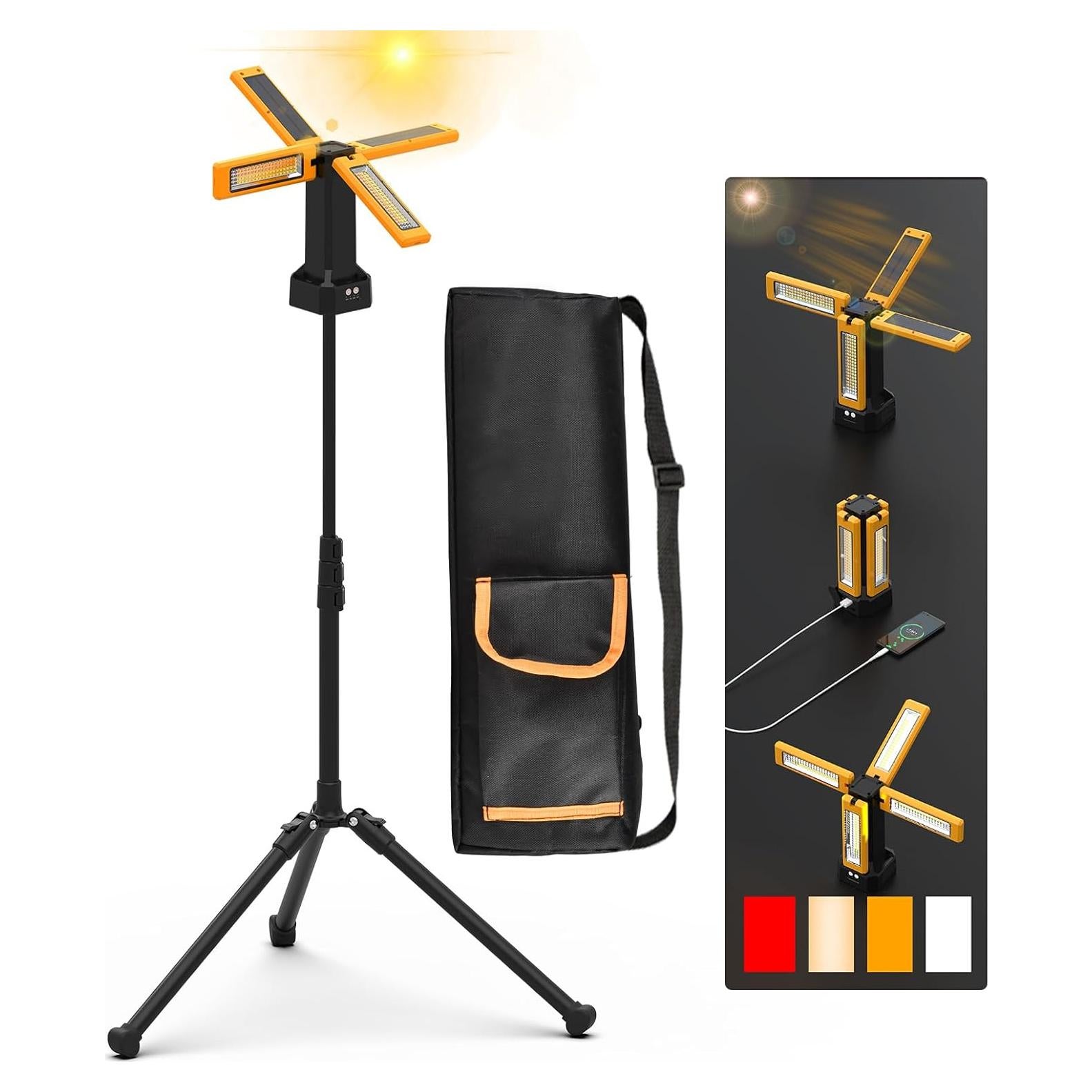 Luz de Trabajo Solar Iodoo V3000 13200mAh 8000 Lúmenes