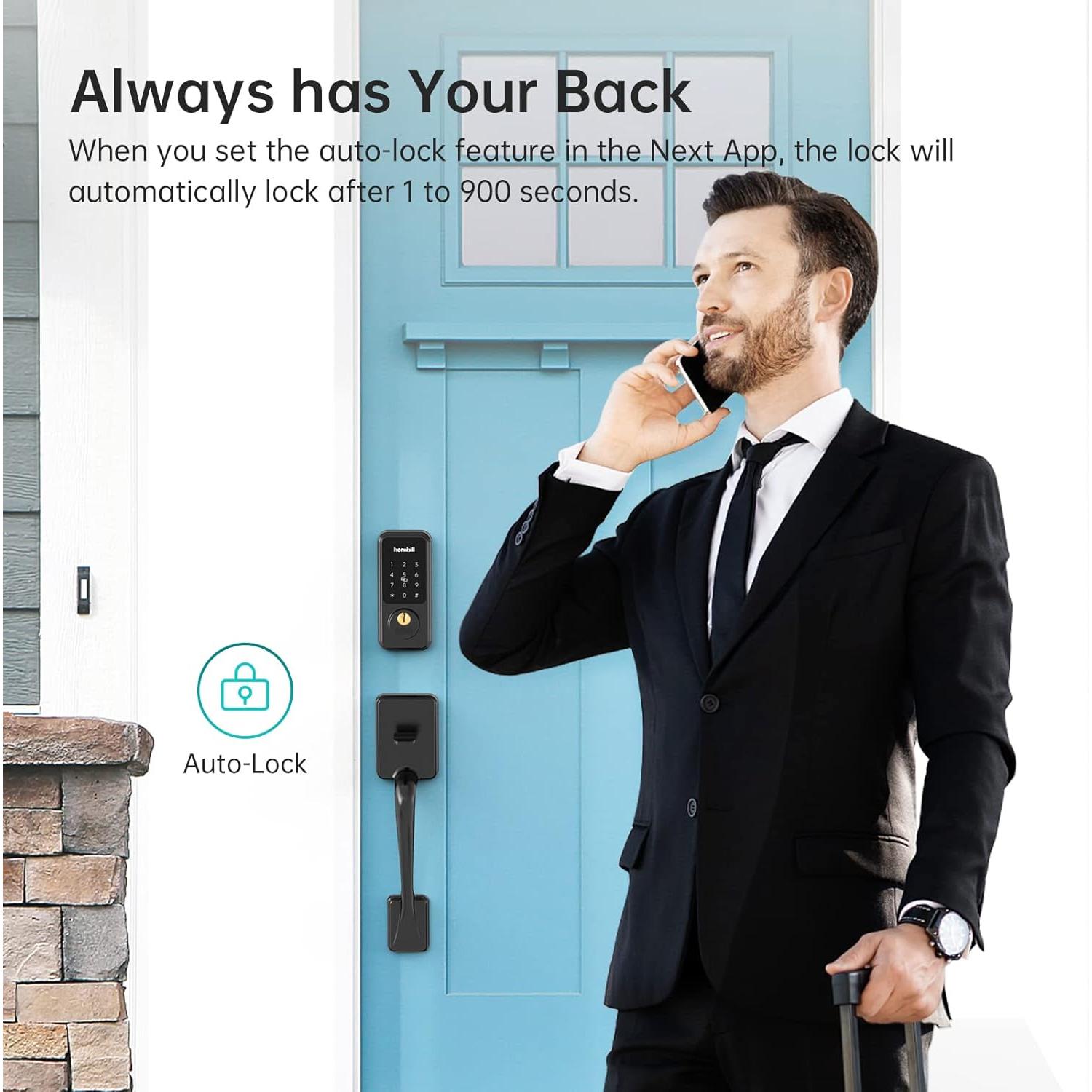 Cerradura Inteligente Hornbill M1-BB Bluetooth con Teclado