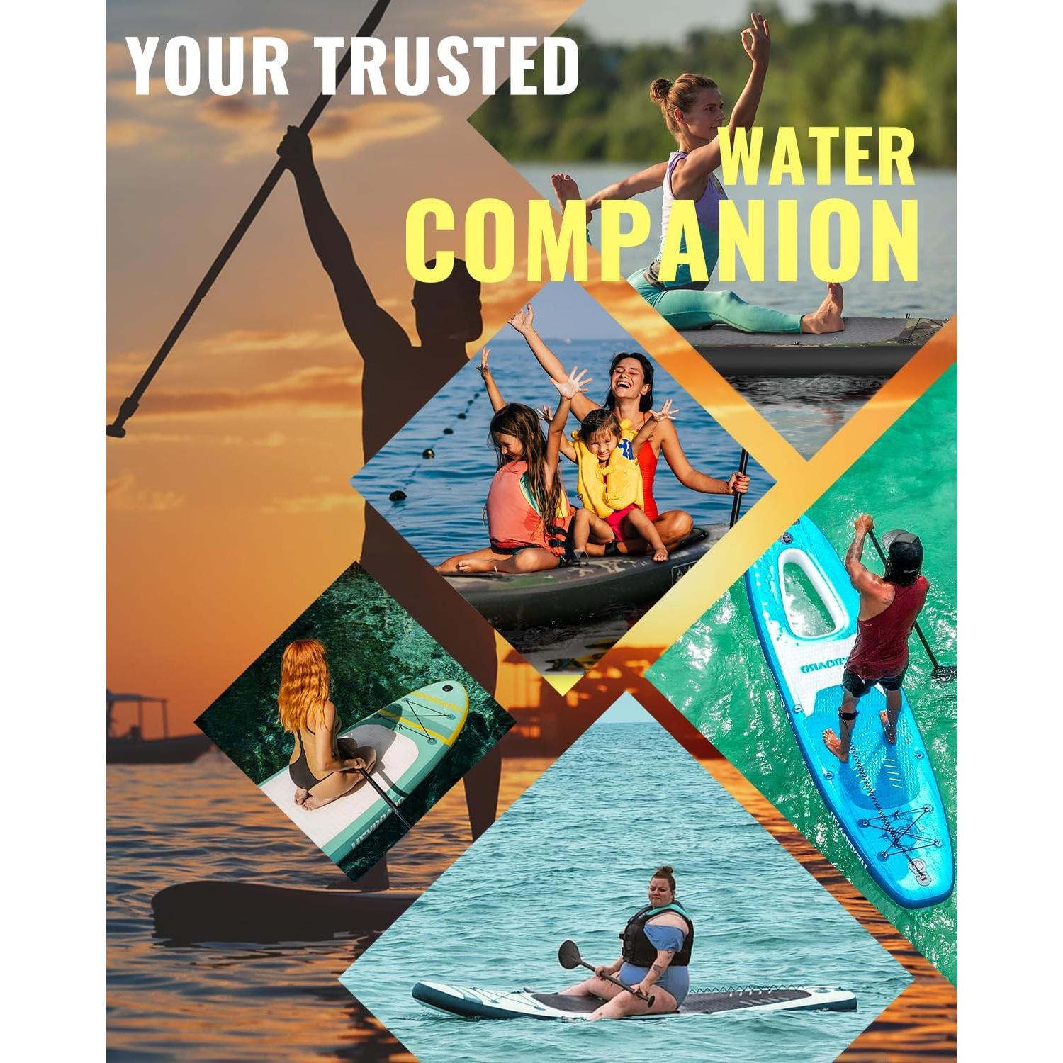 Tabla de Paddle Inflable HEYBOARD 3.23m x 0.81m con Accesorios