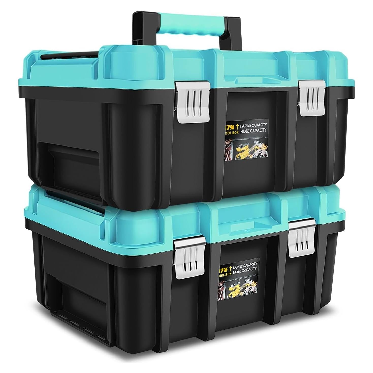 Juego de Caja de Herramientas 2-en-1 CAAP DRIVEN Azul Tiffany