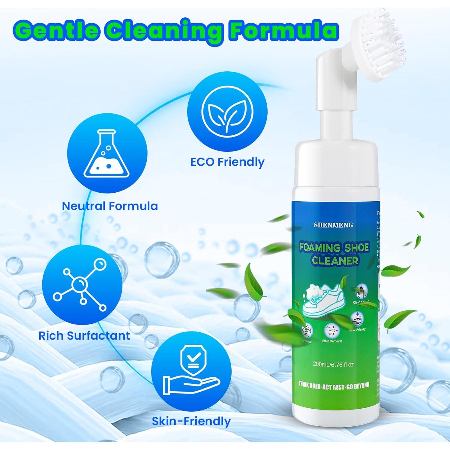 Kit Limpiador de Zapatos SHENMENG 191 g Espuma Sin Agua