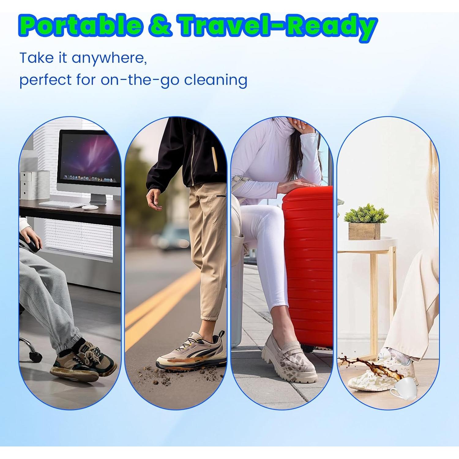 Kit Limpiador de Zapatos SHENMENG 191 g Espuma Sin Agua