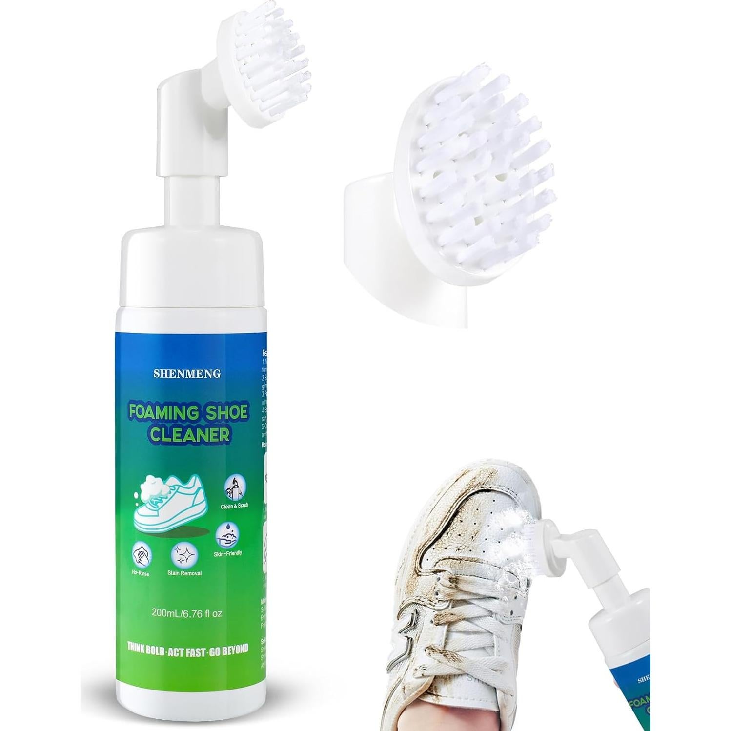 Kit Limpiador de Zapatos SHENMENG 191 g Espuma Sin Agua