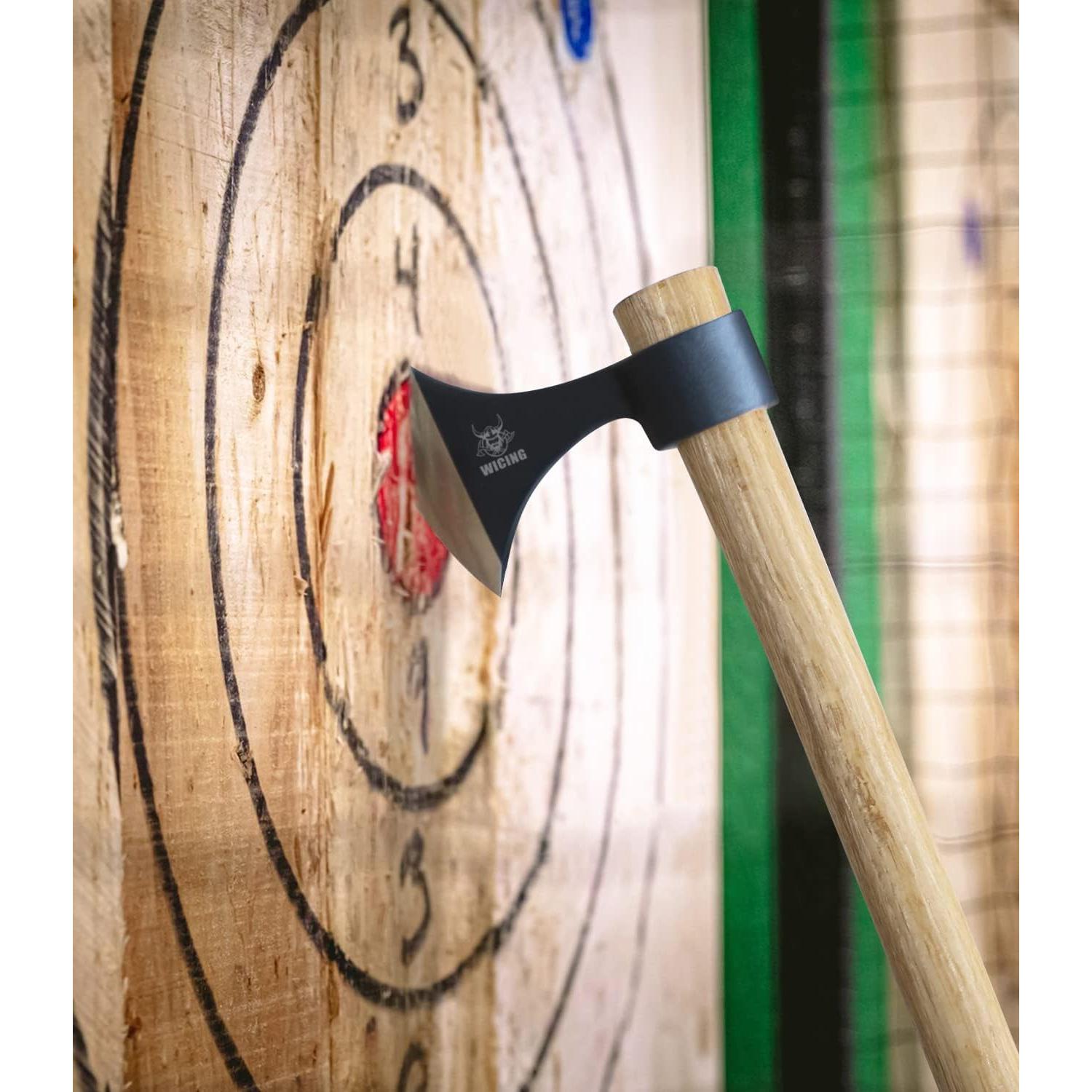 Hacha de Lanzamiento WICING 41.1 cm Acero Alto Carbono Madera