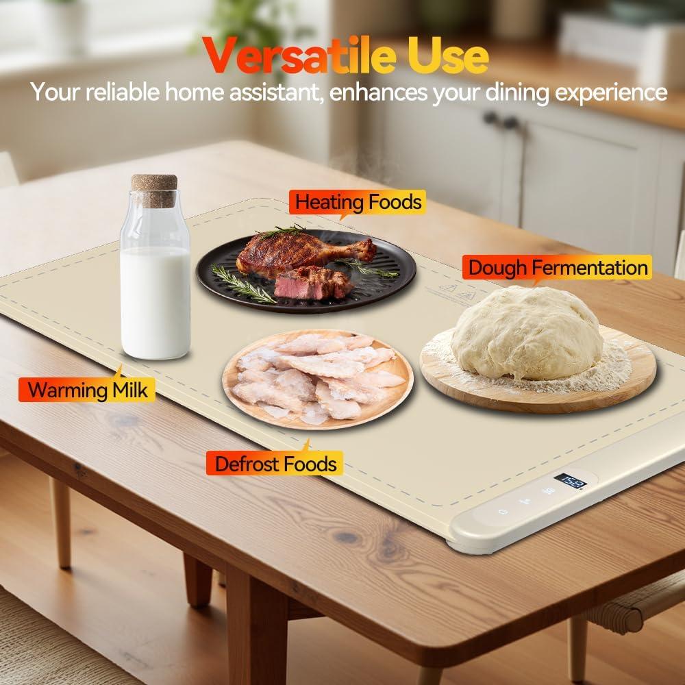 Alfombrilla Calentadora CURMEDI 500W Beige 6 Temperaturas