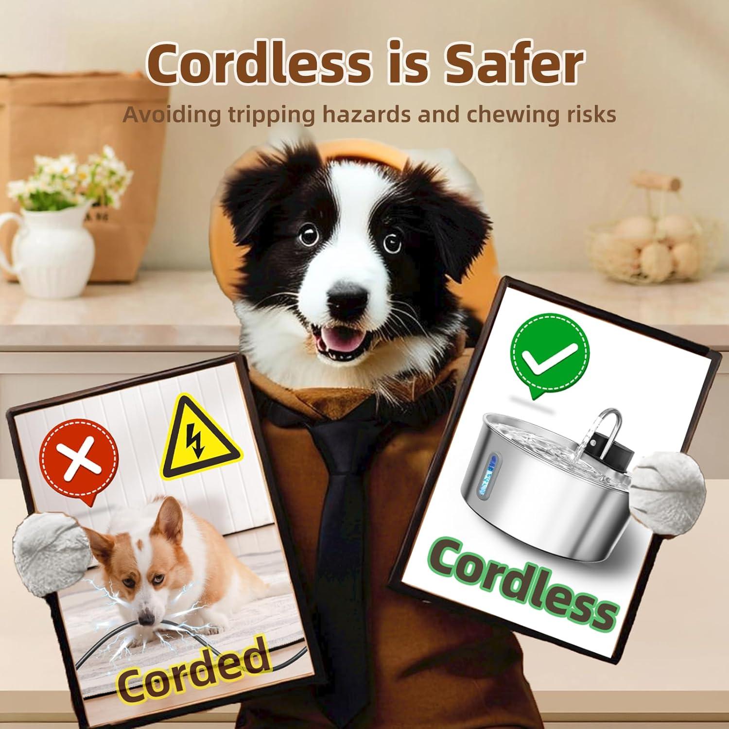 Fuente de Agua Inalámbrica para Perros Grandes CITIZILI 7L