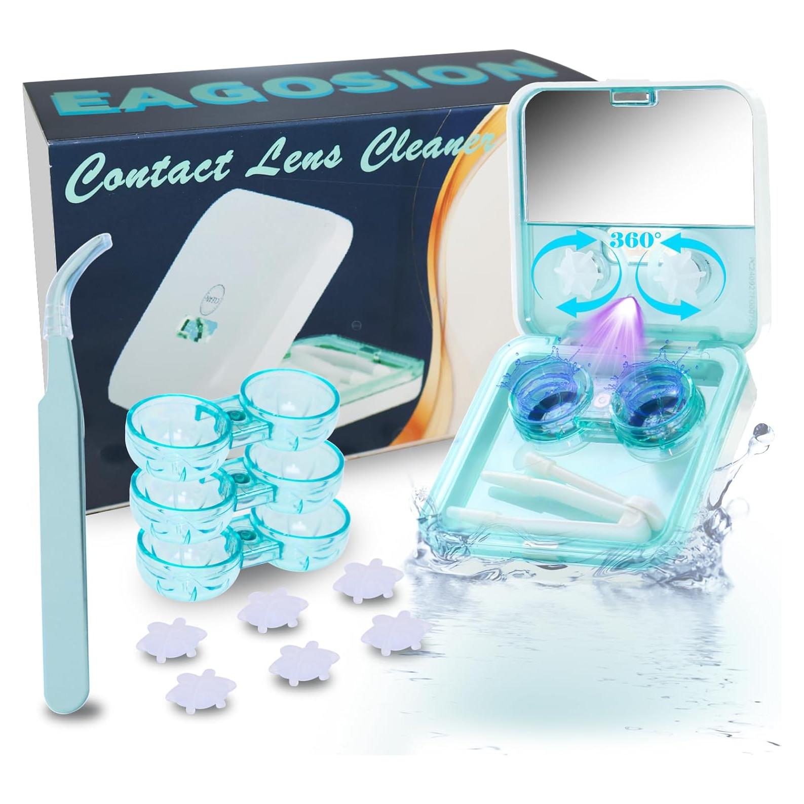 Limpiadora de Lentes de Contacto UV Eagosion EV Plus 3 Paquetes