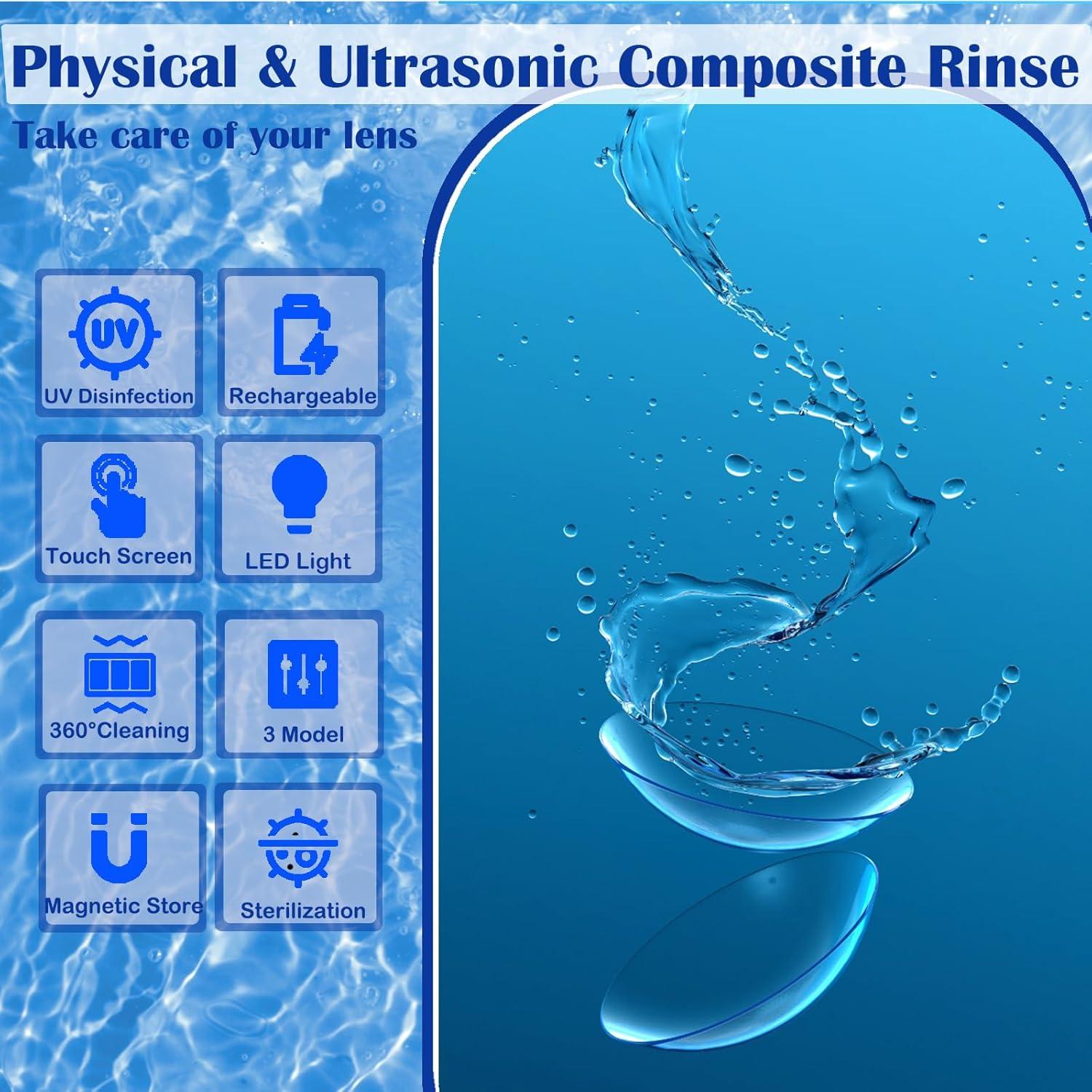 Limpiadora de Lentes de Contacto UV Eagosion EV Plus 3 Paquetes