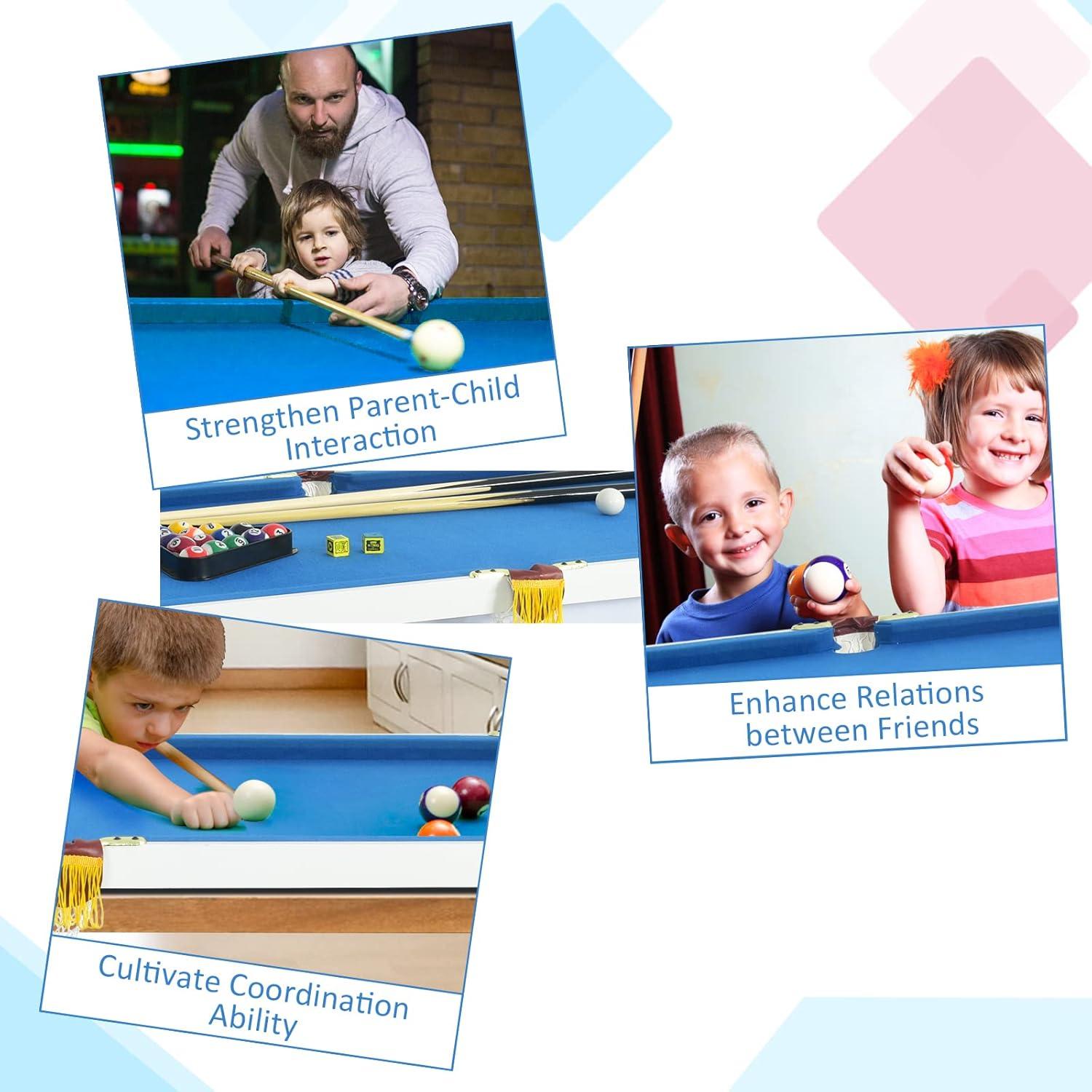 Mesa de Billar Plegable Goplus 121.9 cm con Accesorios