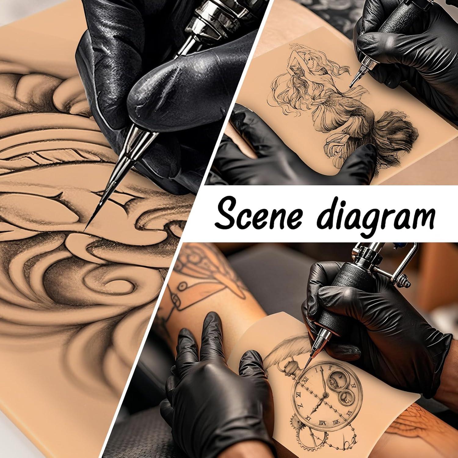 Piel de Práctica para Tatuajes 3mm YEEBECA 14 PCS Realista