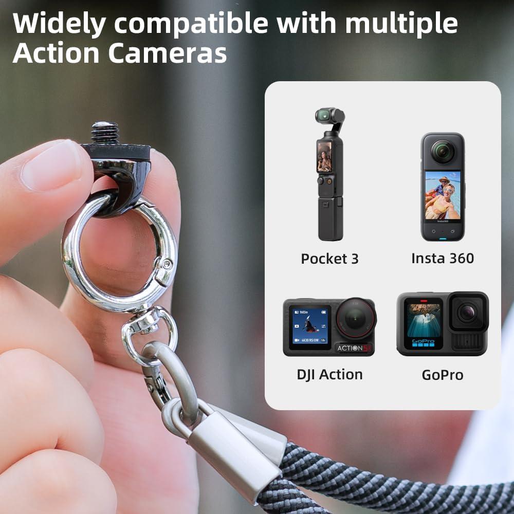 Correa de Cuello SOH para Cámara de Acción Pocket 3 - Negro