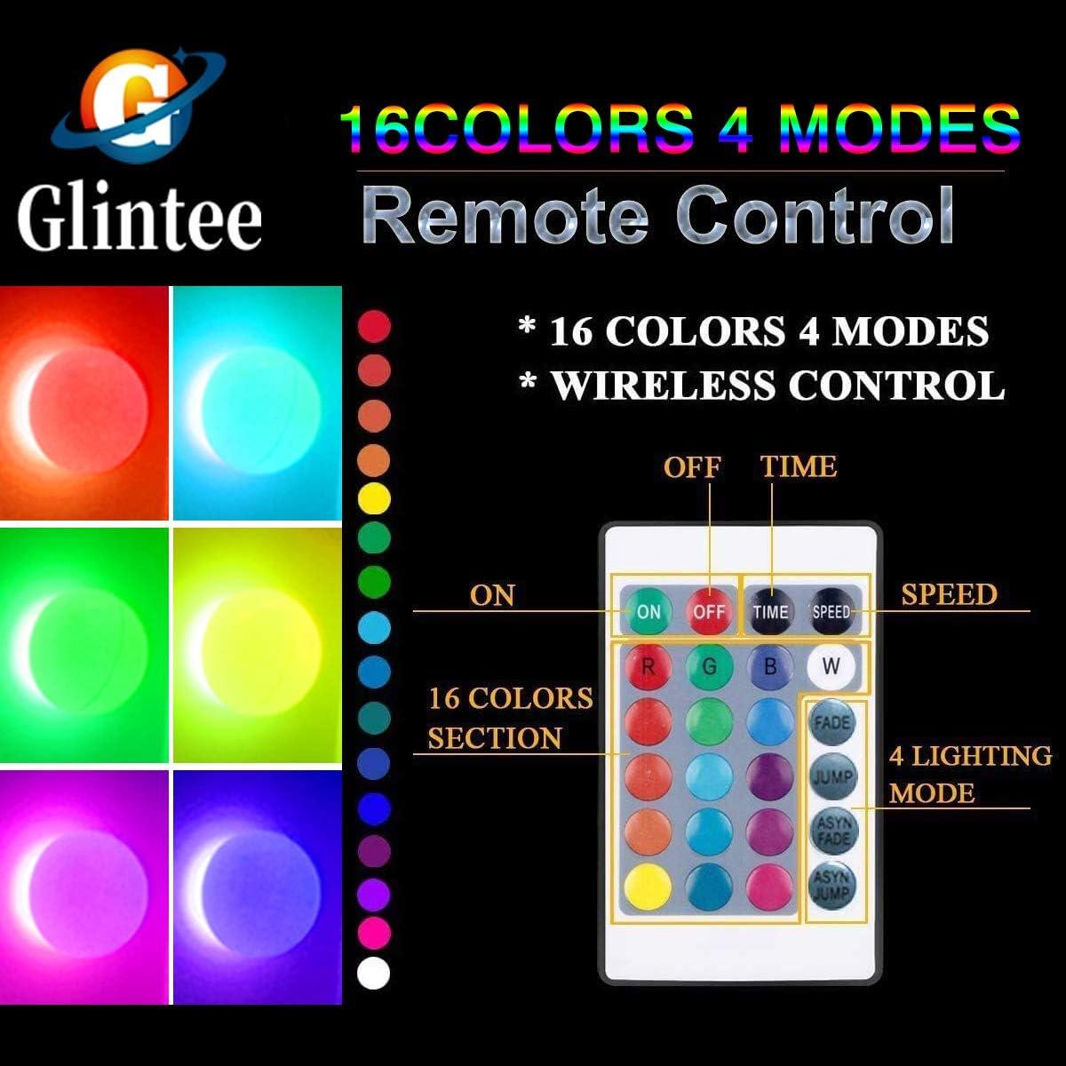 Luz LED Digital Glintee Número 2 con Control Remoto RGB