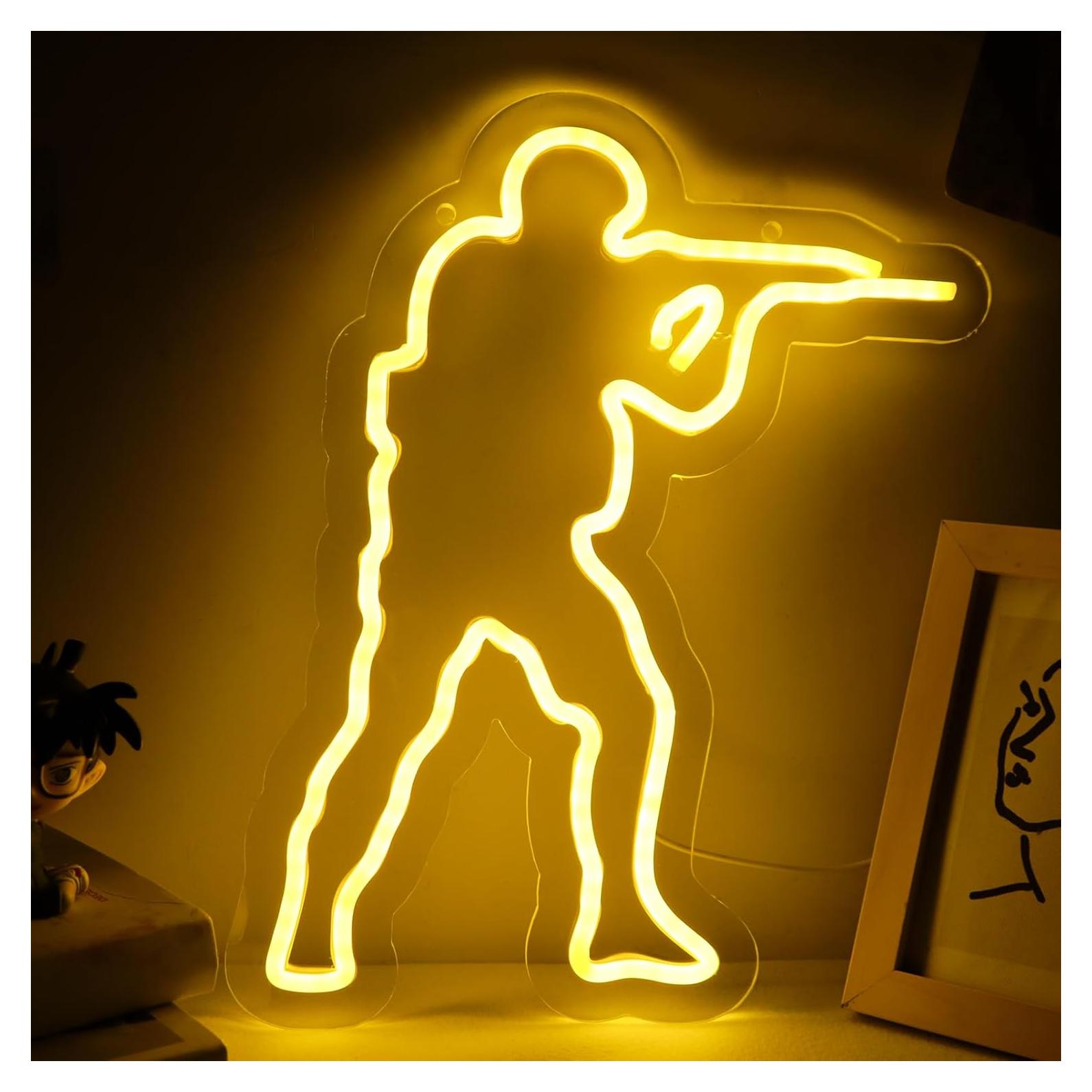 Luz de Neón LED Counter Strike WonderfulLife 31x39cm