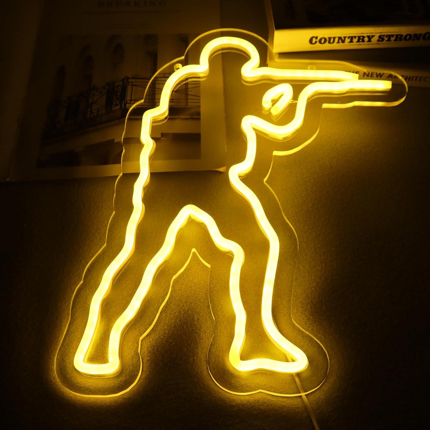 Luz de Neón LED Counter Strike WonderfulLife 31x39cm