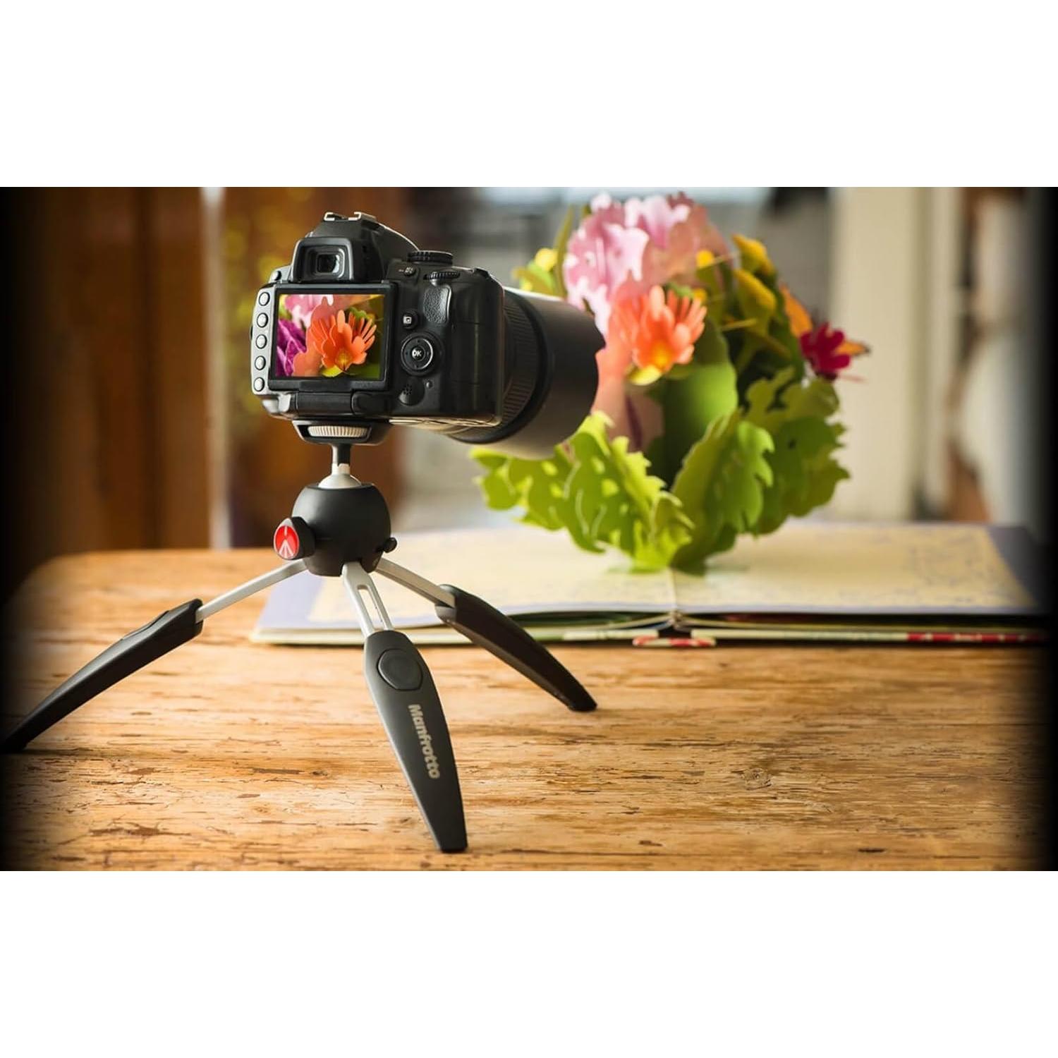 Trípode Mini Manfrotto PIXI EVO para DSLR 2.5 kg Negro