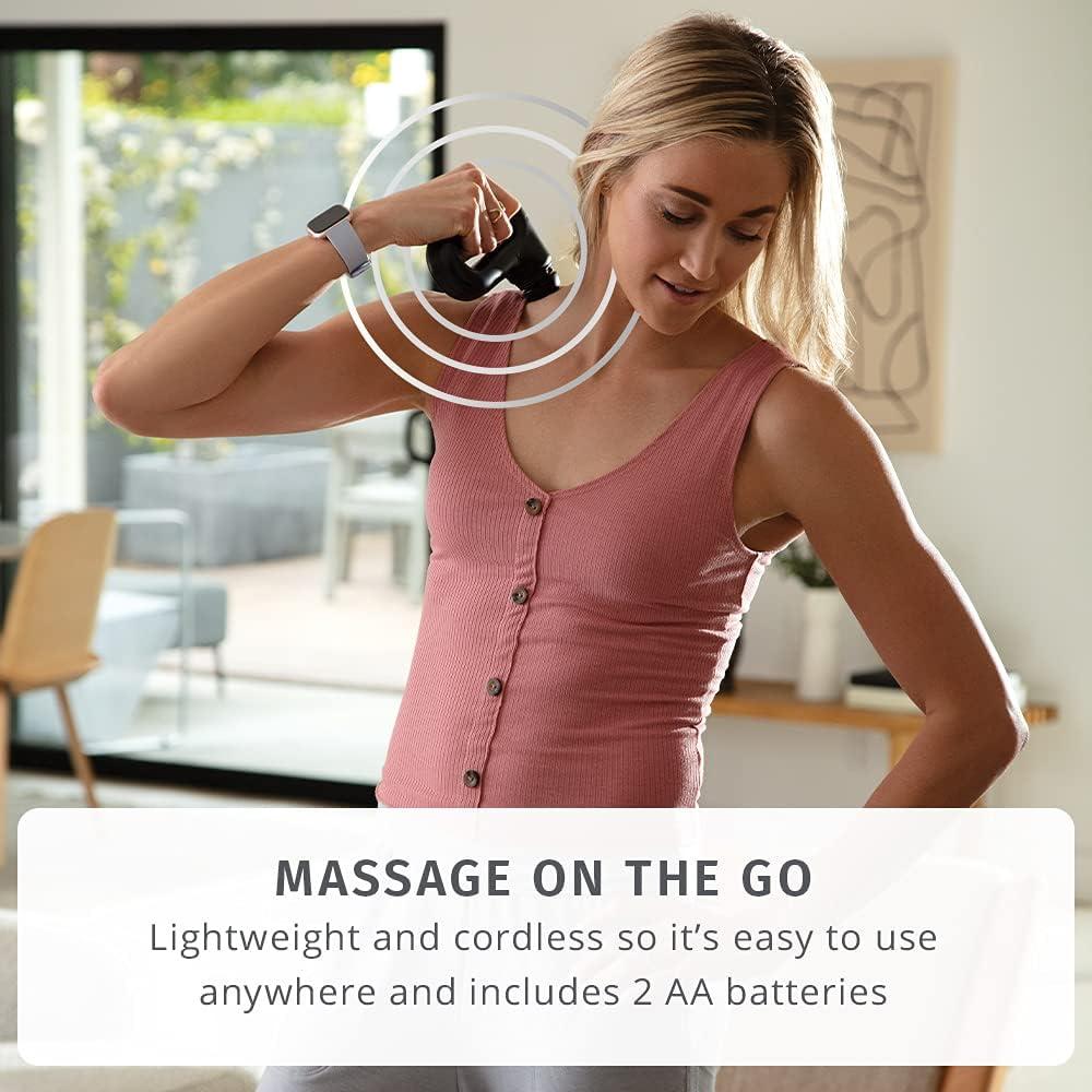 Masajeador de Vibración Corporal Portátil HoMedics HHP-120, 3 Accesorios